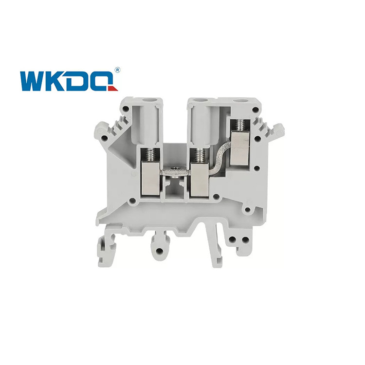 JUK5 TWIN Din Rail Power Morsettiera in ottone e materiale metallico in acciaio