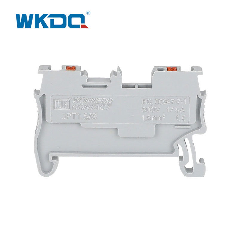 Morsettiera in nylon PA66 su guida Din NS35